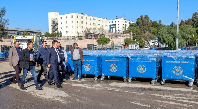 Buca’ya 2500 adet yeni çöp konteyneri