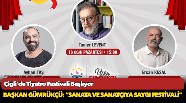 Çiğli’de Tiyatro Festivali Başlıyor