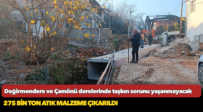Değirmendere ve Çamönü derelerinde taşkın sorunu yaşanmayacak