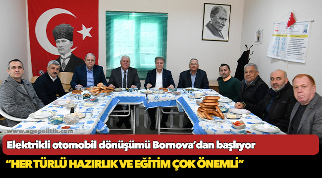 Elektrikli otomobil dönüşümü Bornova’dan başlıyor