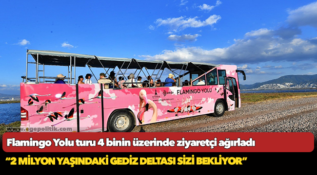 Flamingo Yolu turu 4 binin üzerinde ziyaretçi ağırladı