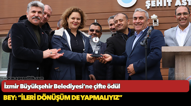 İzmir Büyükşehir Belediyesi’ne çifte ödül