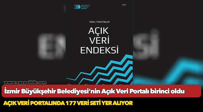 İzmir Büyükşehir Belediyesi’nin Açık Veri Portalı birinci oldu