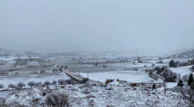 İzmir'e mevsimin ilk karı düştü