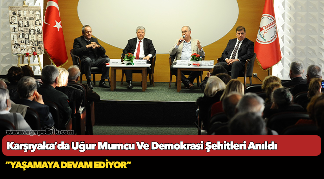Karşıyaka’da Uğur Mumcu Ve Demokrasi Şehitleri Anıldı