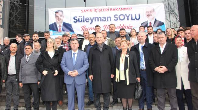 Kınık, İçişleri Bakanı Süleyman Soylu'yu ağırladı