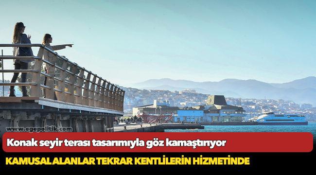 Konak seyir terası tasarımıyla göz kamaştırıyor