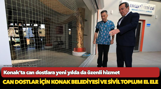 Konak’ta can dostlara  Yeni yılda da özenli hizmet