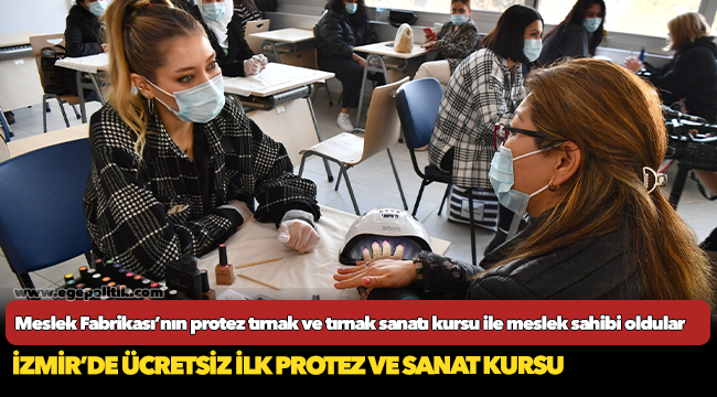 Meslek Fabrikası’nın protez tırnak ve tırnak sanatı kursu ile meslek sahibi oldular