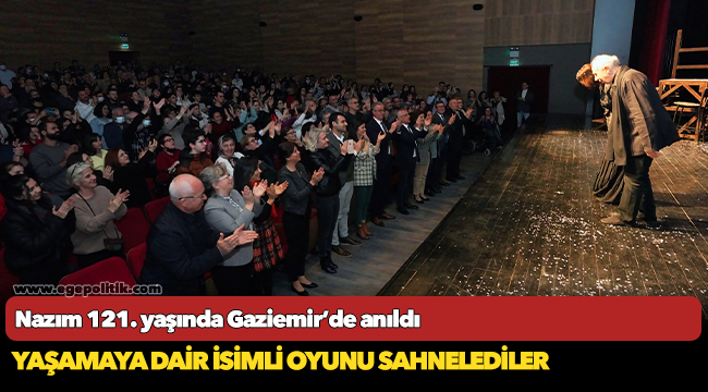 Nazım 121. yaşında Gaziemir’de anıldı