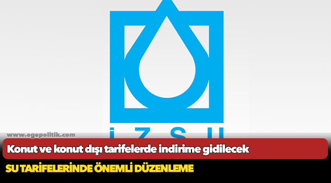 Su tarifelerinde önemli düzenleme