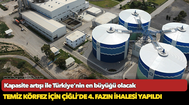 Temiz Körfez için Çiğli’de 4. fazın ihalesi yapıldı