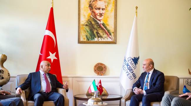 Başkan Soyer, Kuveyt’in İstanbul Başkonsolosunu ağırladı