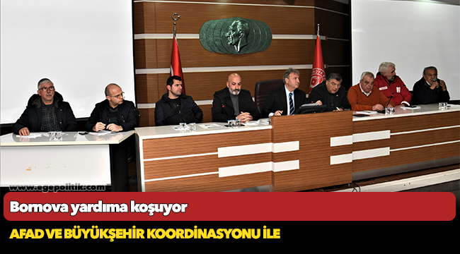 Bornova yardıma koşuyor