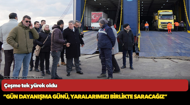 Çeşme tek yürek oldu