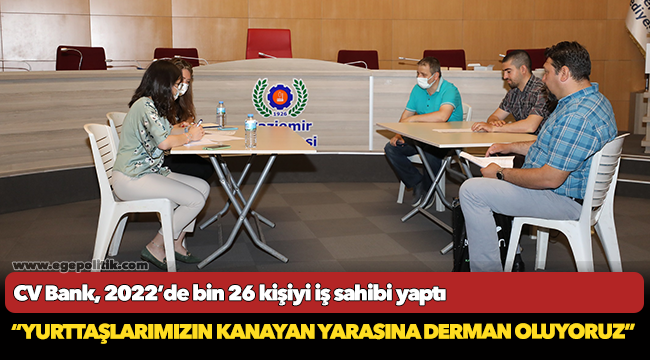 CV Bank, 2022’de bin 26 kişiyi iş sahibi yaptı