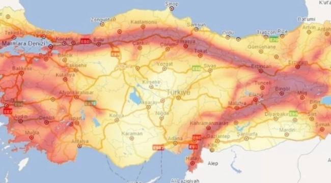 Eviniz fay hattı üzerinde mi?