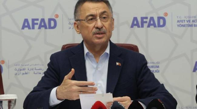 Fuat Oktay: Şu ana kadar 28 ihbar mevcut, 8 yaralı var