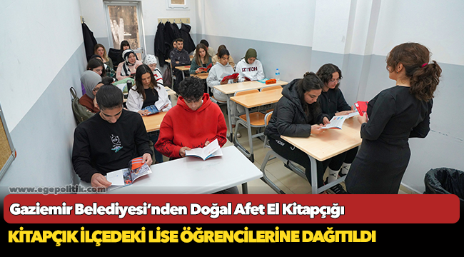 Gaziemir Belediyesi’nden Doğal Afet El Kitapçığı