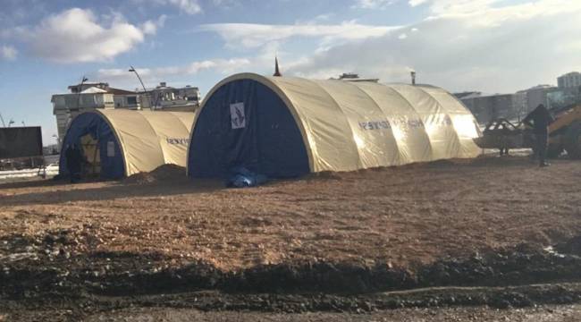 Güzelbahçe'den Malatya'ya 50 konteynerlik kent