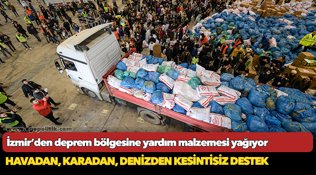 Havadan, karadan, denizden kesintisiz destek