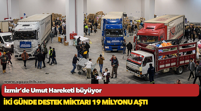 İki günde destek miktarı 19 milyonu aştı