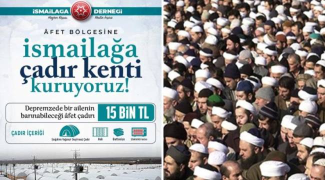 İsmailağa Cemaati 'deprem bölgesine çadır göndereceğiz' iddiasıyla çadır başına 15 bin lira istedi