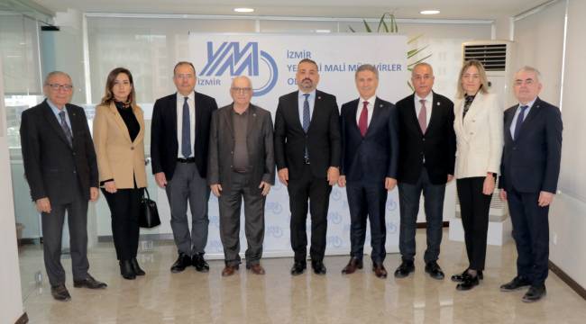 İzmir YMMO’ya Aslanoğlu ziyareti