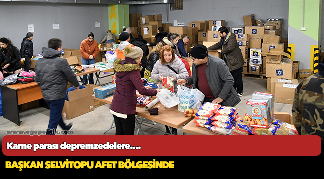 Karne parası depremzedelere....