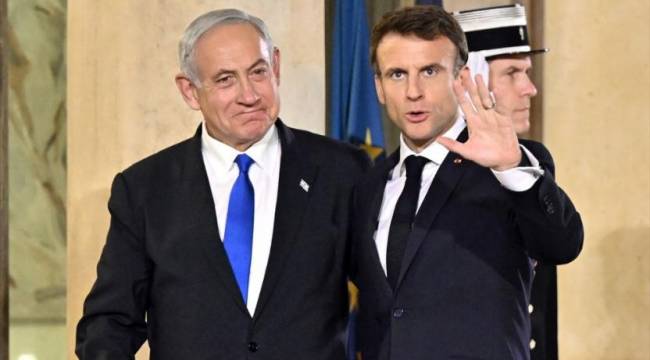 Macron ve Netanyahu'dan 'İran'a karşı birlikte hareket etme' kararı