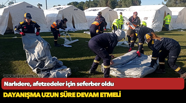 Narlıdere, afetzedeler için seferber oldu