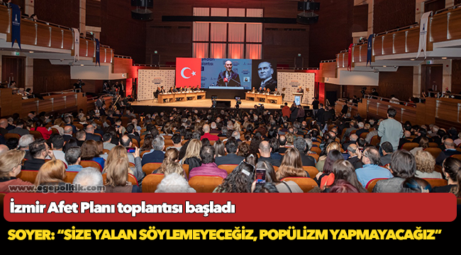 Soyer: “Size yalan söylemeyeceğiz, popülizm yapmayacağız”