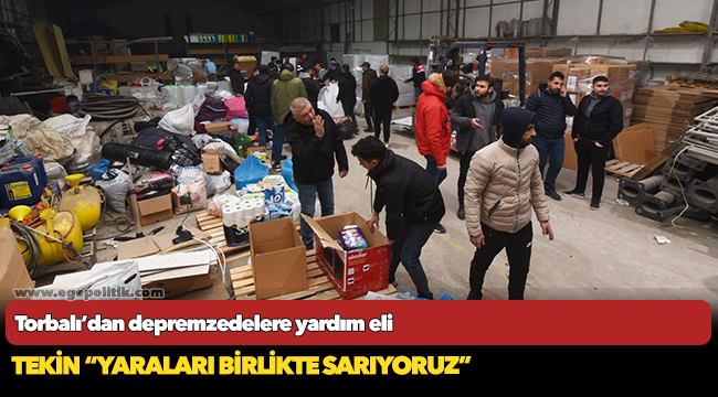 Torbalı’dan depremzedelere yardım eli