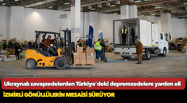 Ukraynalı savaşzedelerden Türkiye’deki depremzedelere yardım eli