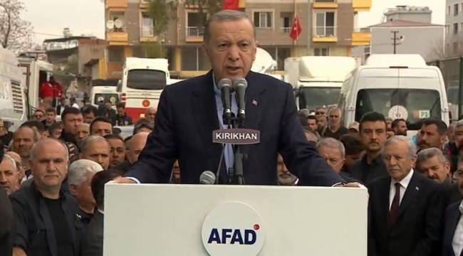 Erdoğan depremzedelerden yine 'helallik' istedi