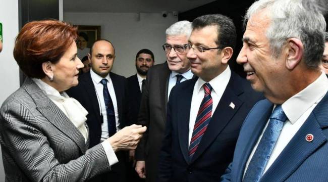 İmamoğlu-Yavaş formülü 'çözüm' getirdi: Akşener yeniden Altılı Masa'da