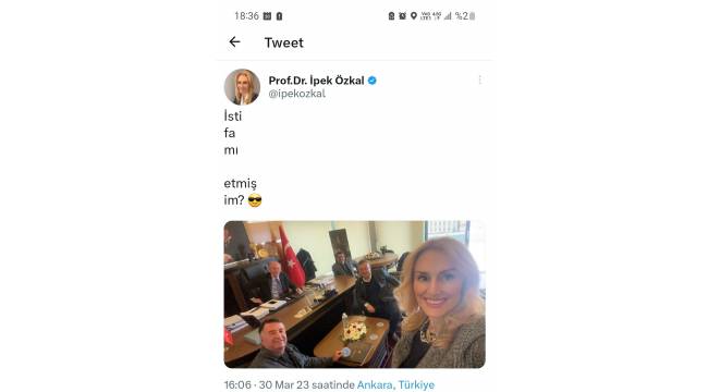 İnce &#039;nin yardımcısı İpek Özkal&#039;dan istifa açıklaması 