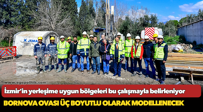 İzmir’in yerleşime uygun bölgeleri bu çalışmayla belirleniyor