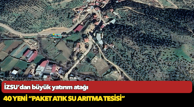 40 yeni “paket atık su arıtma tesisi”