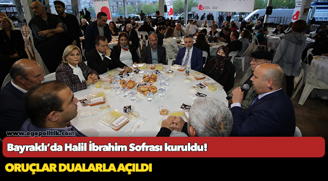Bayraklı’da Halil İbrahim Sofrası kuruldu!