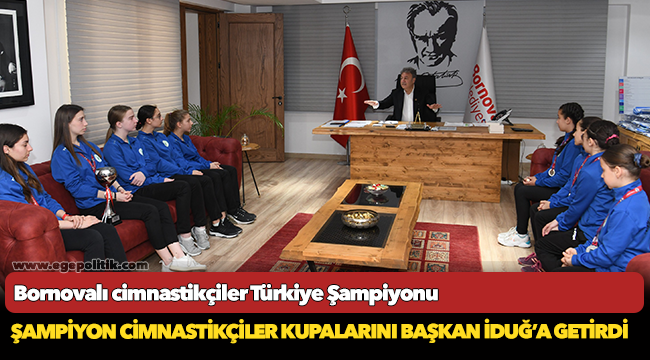 Bornovalı cimnastikçiler Türkiye Şampiyonu