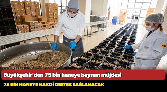 Büyükşehir’den 75 bin haneye bayram müjdesi