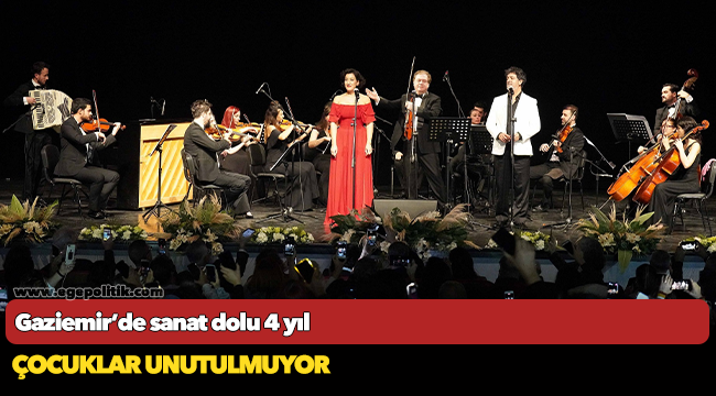Gaziemir’de sanat dolu 4 yıl