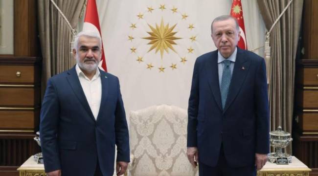 HÜDA PAR Genel Başkanı: Erdoğan'la yeni Anayasa hakkında konuştuk