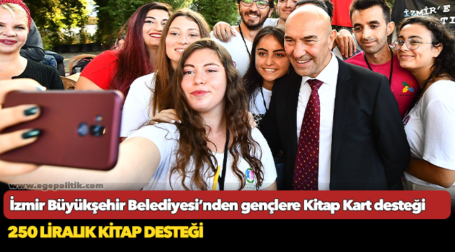 İzmir Büyükşehir Belediyesi’nden gençlere Kitap Kart desteği