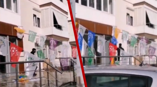 İzmir’de Yeşil Sol Parti seçim bürosuna saldırı