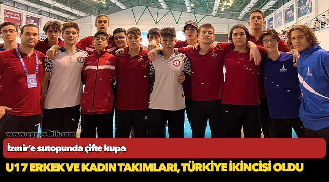 İzmir’e sutopunda çifte kupa