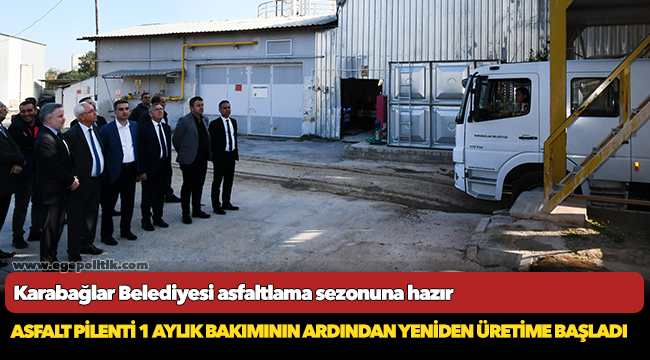 Karabağlar Belediyesi asfaltlama sezonuna hazır