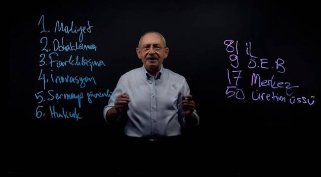 Kılıçdaroğlu &#039;özel ekonomi bölgeleri&#039; vaat etti: Düşük maliyet, yüksek sermaye güvenliği