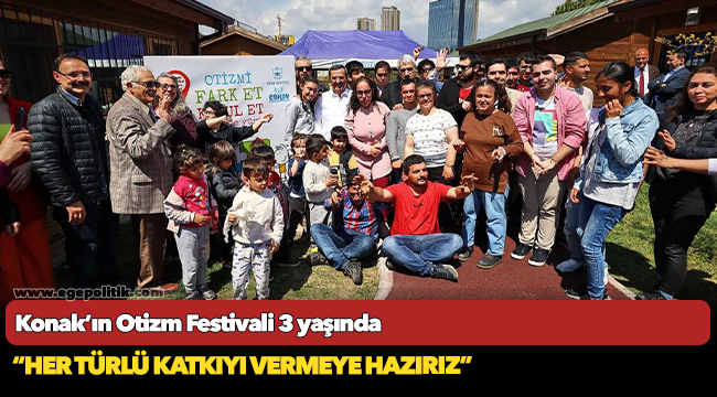 Konak’ın Otizm Festivali 3 yaşında